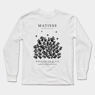 Henri Matisse Leaves Papiers Decoupes Exhibition Wall Art Prints Long Sleeve T-Shirt